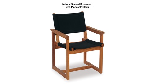 E2 Outdoor Chair - Rosewood Natural